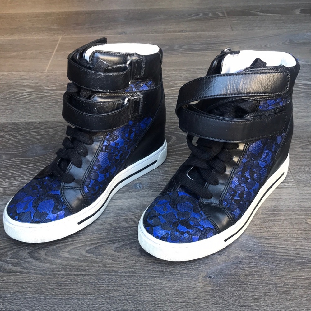 Marc by Marc Jacobs Leather Sneakers with Wedge